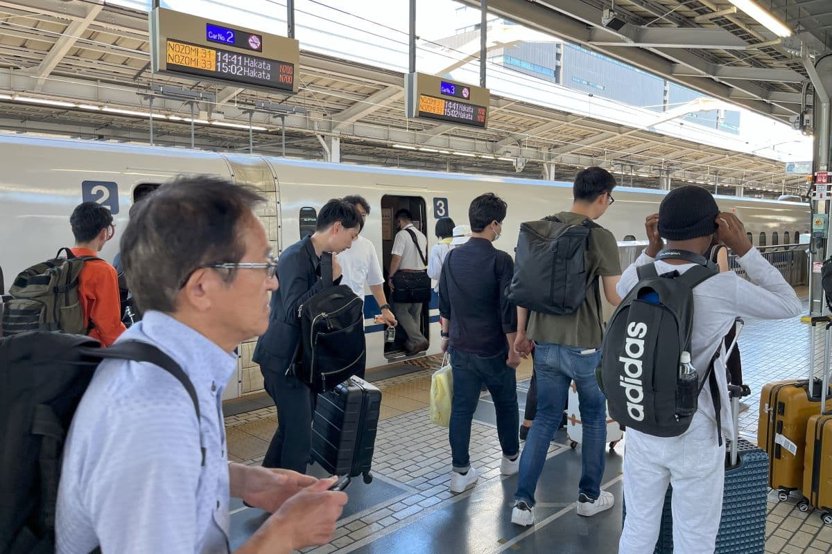 新大阪駅で乗換